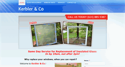 Desktop Screenshot of kerblerglassreplacement.com